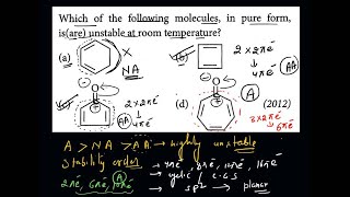 Which of the following molecules in pure form is unstable at room temperature [upl. by Burack]