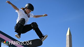 Talented teens Meet the three womens street skateboarding medalists  Paris Olympics  NBC Sports [upl. by Ellis]