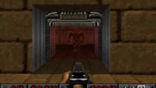 Lets Play Ultimate Doom 10  Hellhole [upl. by Aihsenal]