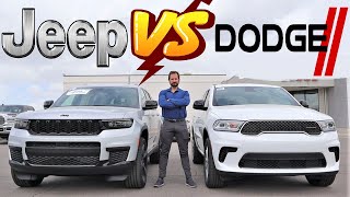 2023 Jeep Grand Cherokee L Vs 2023 Dodge Durango Which Is The Better Value [upl. by Anahs]