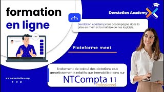 Traitement de calcul des dotations aux amortissements relatifs aux immobilisations sur NTCOMPTA 11 [upl. by Ulphiah]