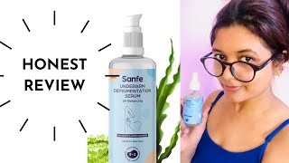 SANFE UNDERARM DEPIGMENTATION SERUM May2022 HONEST REVIEW all sanfe sanfe serum review [upl. by Atinet]