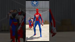 GTA V  Superman And Goku Vs Hulk Punch Match who is better 😲 shorts shortsfeed gta5 [upl. by Revlys]