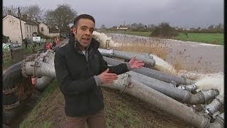 Somerset battles extreme flooding [upl. by Lind889]