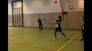 Gymles Volleybal 8 Koning service [upl. by Lannie530]