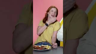 Tomato or Tomato food eating funny funnyvideo foodie shorts [upl. by Lerat]