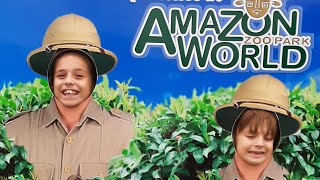 Amazon World Zoo Park with the kids  Holiday vlog 2021  Smithys Fitness [upl. by Nonad]