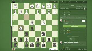 Win in 8 moves Italian Game Knight Attack PonzianiSteinitz Gambit 700 ELO game [upl. by Oxford510]