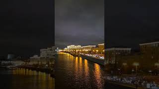 москва Крымский мост Krymsky bridge moscow russia river boat 2024 реки россия shorts [upl. by Herson56]