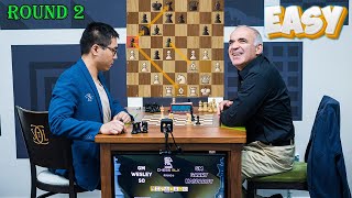 VERY EASY Wesley So vs Garry Kasparov  Chess 9LX 2024  R2 [upl. by Iraj]