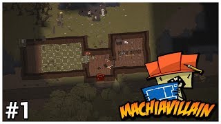 MachiaVillain  1  Mansion of EVIL  Lets Play  Gameplay  Construction [upl. by Anselmo]