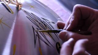 MOON Pinstriping 10quot Wall Clock [upl. by Arbas]