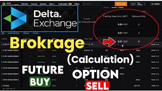 Delta Exchange Fees Charges  Option buyingselling charges  Delta exchange india charges [upl. by Ambrosine]