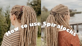 DREADSHOP  HOW TO USE SPIRALOCKS [upl. by Ydissahc]