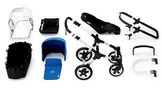 bugaboo buffalo demo – assembly with bassinet and seat [upl. by Kenn98]