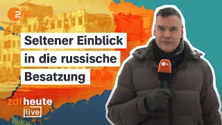 Unterwegs in Mariupol Sinnbild russischer Brutalität im Krieg  ZDFheute live [upl. by Irianat548]