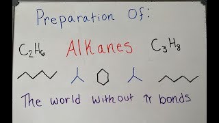 Preparation of Alkanes  Organic Chemistry [upl. by Annayhs]