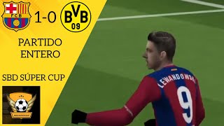 ¡EL BARCELONA LÍDER DEL GRUPO B Barcelona 10 Borrusia Dortmund SBD Súper Cup fecha 7 temp 5 [upl. by Gudrin970]