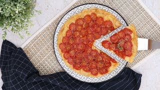 Les instants recettes n°61  Tarte tatin aux tomates cerises [upl. by Htidirem10]