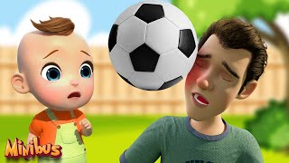 Daddy Got a Boo Boo  The Boo Boo Song  Nursery Rhymes amp Kids Songs  Minibus [upl. by Ahcmis]