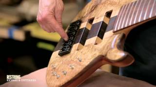 How to Build a Bass Guitar  Step 15  Pickups and Electronics [upl. by Wilde]