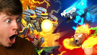 SUPER BABY GODZILLA amp SUPER BABY KONG vs BABY MECHA KING GHIDORAH [upl. by Winson]