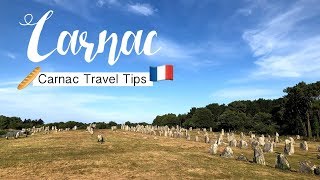 Carnac France Travel Tips  What to do in Carnac 🇫🇷 🍷 [upl. by Griselda121]