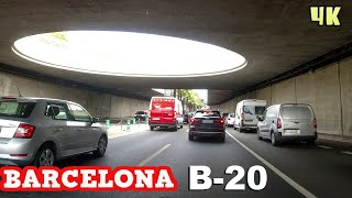 Driving in Prat de LLobregat to Barcelona 2024 Spain [upl. by Lleoj165]