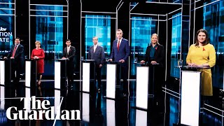 General election sevenway ITV debate sees tempers flare over Trump [upl. by Ennaej]