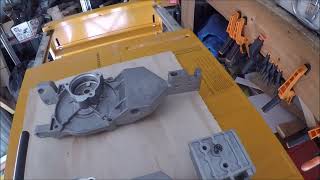 Makita MLT 100 N Table Saw Gearbox replacement [upl. by Francene]