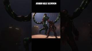 KRAVEN KILLS SCORPION spiderman2 insomniacgames playstation viral [upl. by Mohl220]