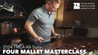 Vic Firth Artist Performance  TMEA 202425 All State Percussion Audition Masterclass Four Mallets [upl. by Gilbertson]