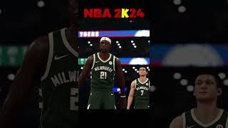 NBA 2k23 🏀🔥😈 nba nbahighlights gameplay shorts short shortvideo shortsfeed viralshorts [upl. by Saimerej480]