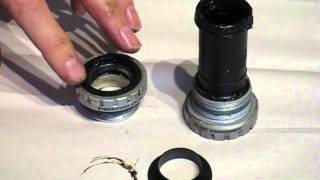 Shimano Hollowtech II bottom bracket replacement  repair  part 2 [upl. by Haelat]