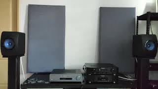 KEF LS50 speakers pair with Marantz PM6007 amplifier sound demo 2 [upl. by Ajin]