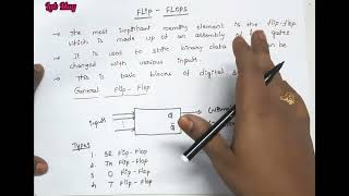 Latch and Flip Flop introduction Computer Architecture in Telugu [upl. by Notneuq899]