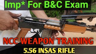 556 INSAS  Parts Kholana amp Jorana  NCC WEAPON TRAINING [upl. by Blanka]