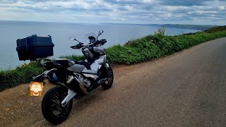 Honda XADV 750 Whitsand Bay amp Plymouth Hoe [upl. by Defant]