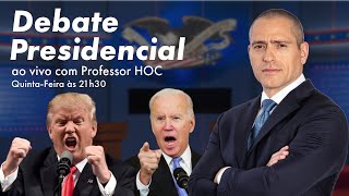 DEBATE PRESIDENCIAL AMERICANO AO VIVO  PROFESSOR HOC [upl. by Racso]