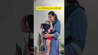 Exploring with prisha in the Mylo baby carrier FamilyTime MyloBabyCarrier BestBabyCarrier [upl. by Inait]