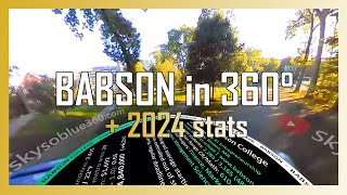 2024 BABSON COLLEGE 360° VR driving tour [upl. by Nibas760]