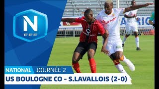 J2  Boulogne CO  Laval 20 le résumé I National FFF 20182019 [upl. by Kcirred]