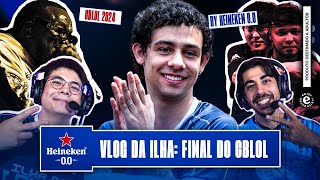 VLOG DAS LENDAS NA FINAL DO CBLOL by Heineken 00 [upl. by Enait]