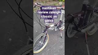 raleigh classic folding bike walkaround [upl. by Nyledam570]