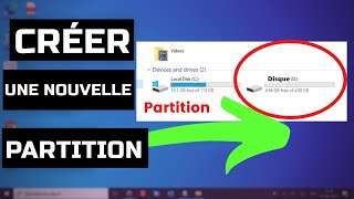 Créer et Formater une Partition de Disque Dur  Afficher les Disques Masqués [upl. by Earle]