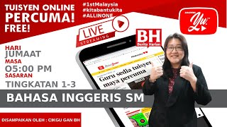 🔴 LIVE BINGGERIS TINGKATAN 13  WRITING EMAIL  OLEH CIKGU GAN 16 TUISYENPERCUMA [upl. by Odlabso918]