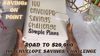 LETS KICK THE 100 ENVELOPE CHALLENGE  SAVINGS CHALLENGE STUFFING FAMILY OF 8  CASH ENVELOPES [upl. by Mccandless585]