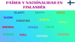 quot¡Habla como un Finlandés Aprende Países y Nacionalidadesquot [upl. by Iruam167]