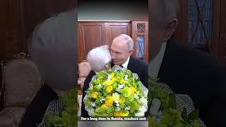 President Putin and His Teacher  Russia  Kremlin  Moscow  Teacher  shorts ytshorts [upl. by Randolf529]