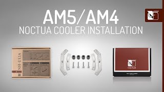 Noctua SecuFirm2™ AMD AM5AM4 installation [upl. by Otrebilif986]